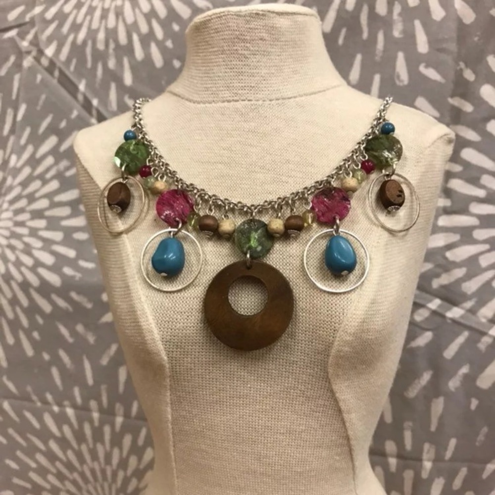 Boho handmade 18” necklace NEW